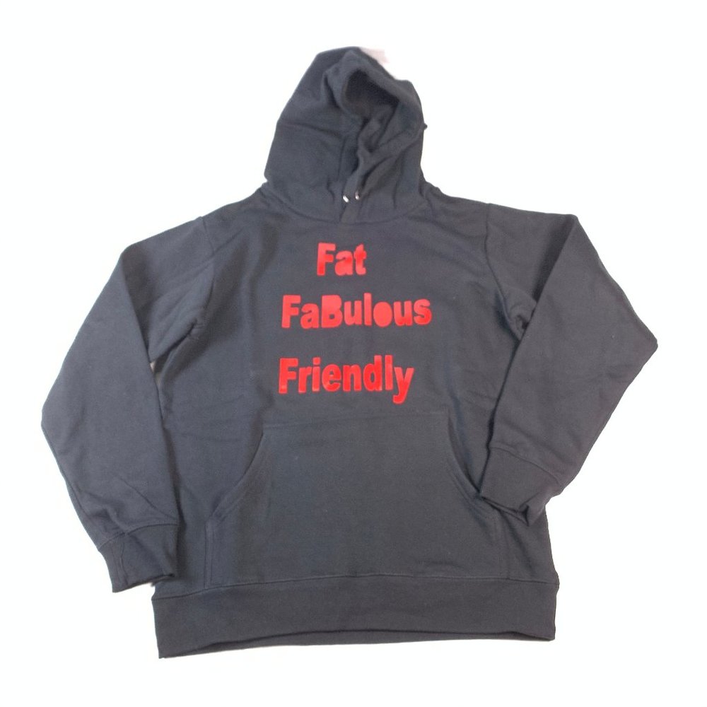 Fat, Fab, Friendly Sweat Shirt Size S
